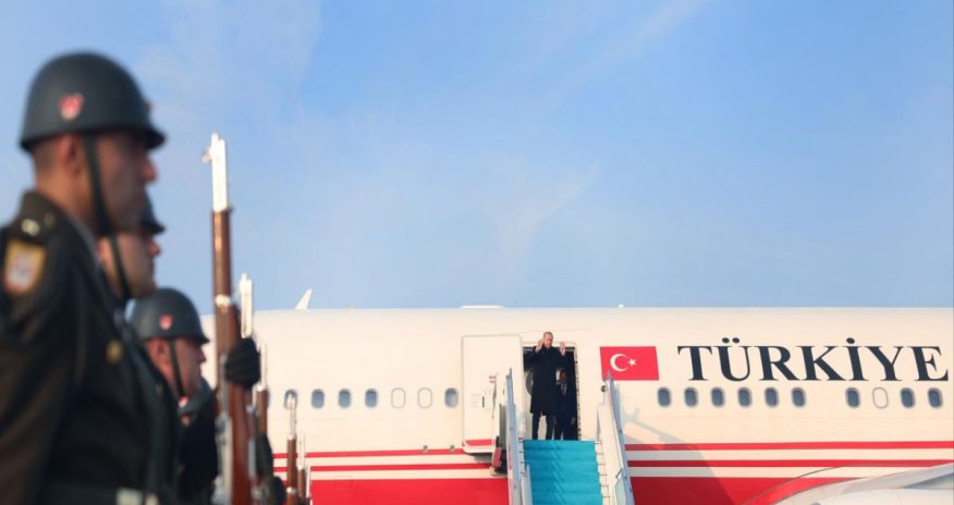 Ərdoğan Azərbaycana səfərə yola düşüb