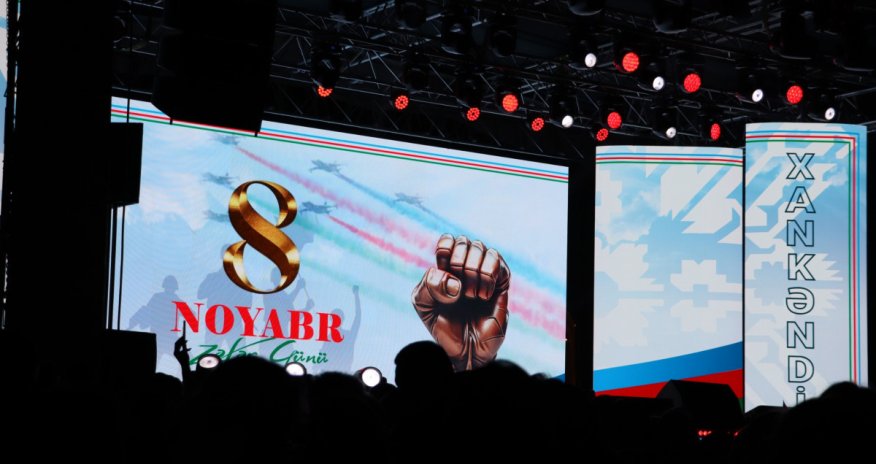 Салют в честь Дня Победы прошел в Ханкенди