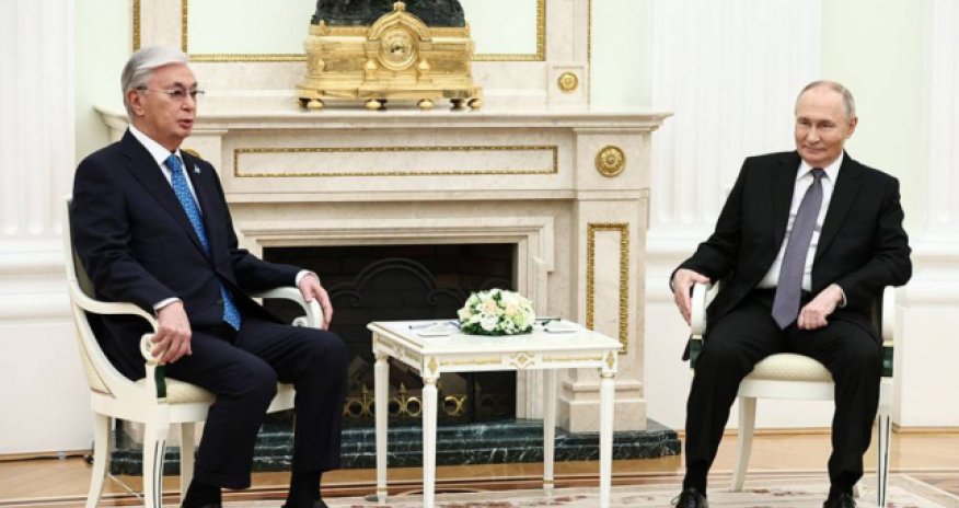 Переговоры Путина и Токаева в Кремле