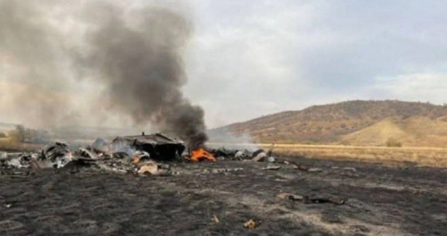 Gürcüstanda qəzaya uğrayan hərbi təyyarənin qara qutusu Türkiyəyə aparılıb