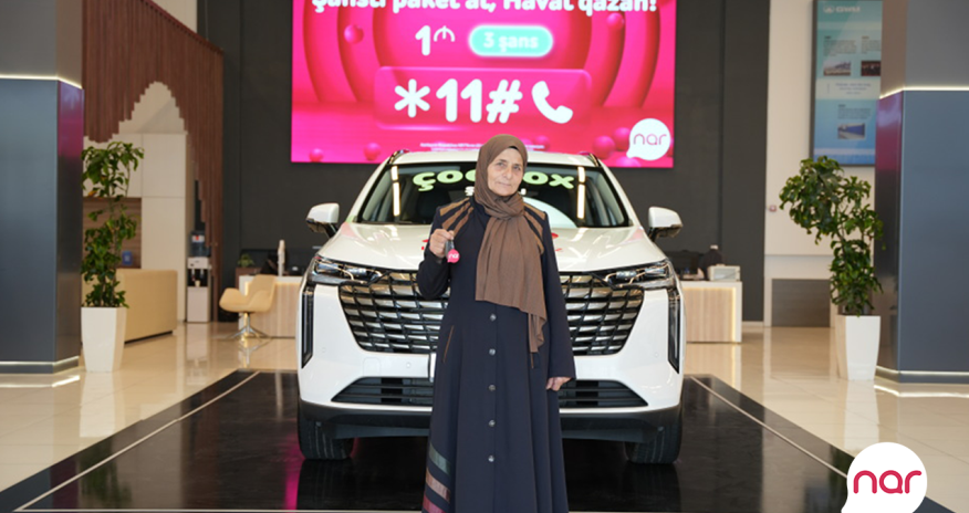 A Zagatala resident wins a car from Nar!