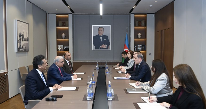 Ceyhun Bayramov Asiya Ombudsmanlar Assosiasiyasının prezidenti ilə görüşüb