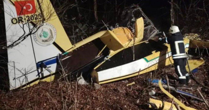 Türkiyəyə məxsus daha bir təyyarə qəzaya uğrayıb, pilot həlak olub - Yenilənib