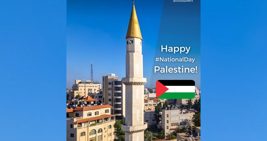 Azərbaycan XİN Fələstini təbrik edib