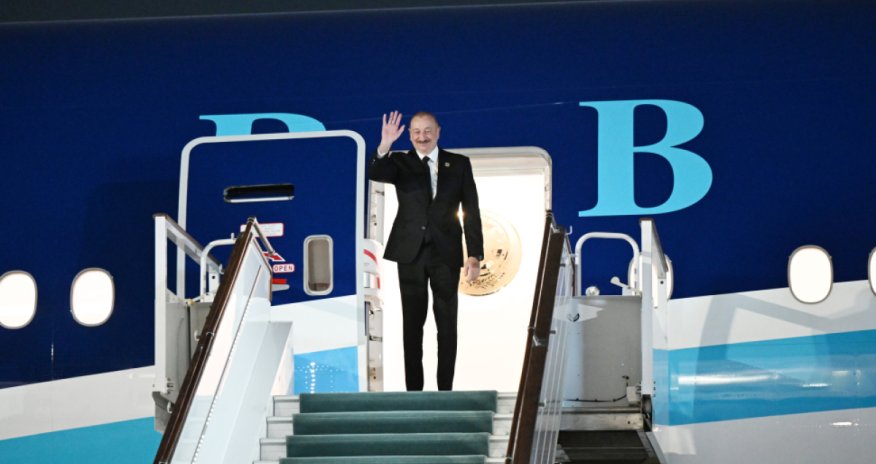 Завершился визит Ильхама Алиева в Узбекистан