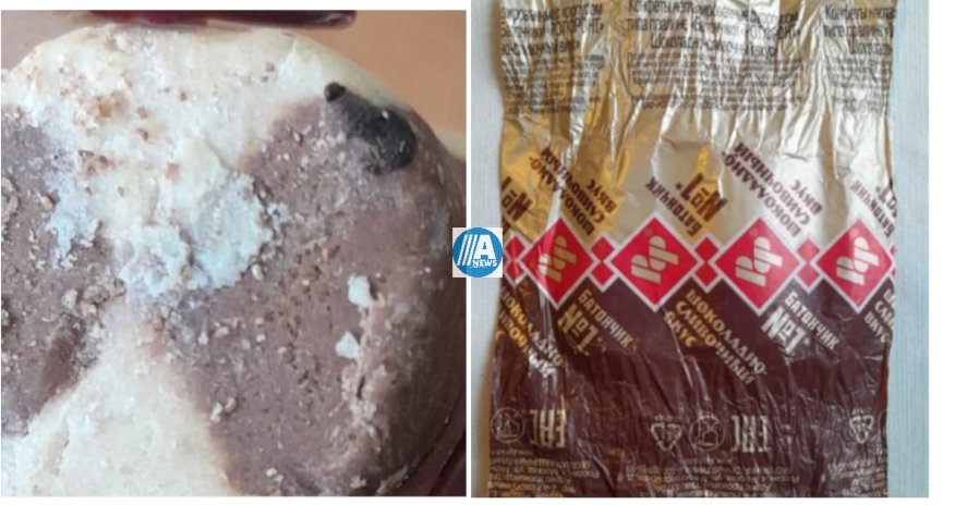 &ldquo;Megastore&rdquo; mağazında satılan &ldquo;batonçik&rdquo; konfetindən qurd çıxdığı iddia olunur