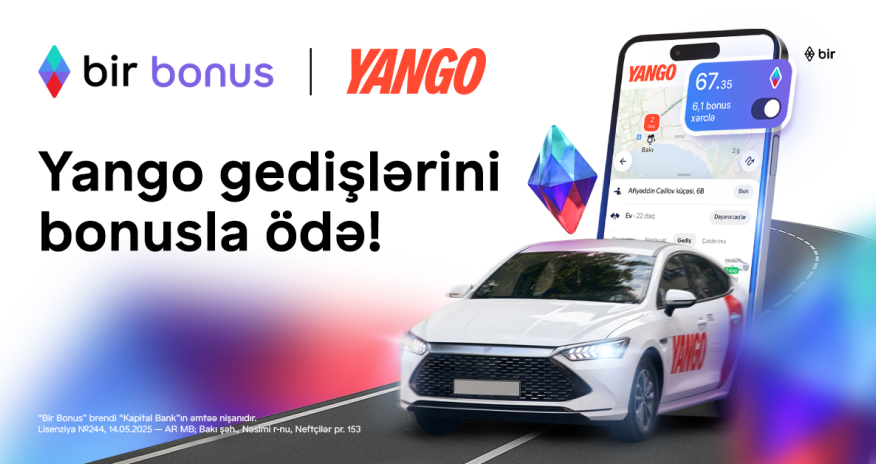 Оплачивайте поездки на такси с Bir Bonus&ndash;пусть деньги останутся в вашемкошельке