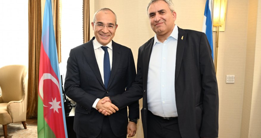 Azərbaycanla İsrail arasında iqtisadi əlaqələrin perspektivləri müzakirə olunub