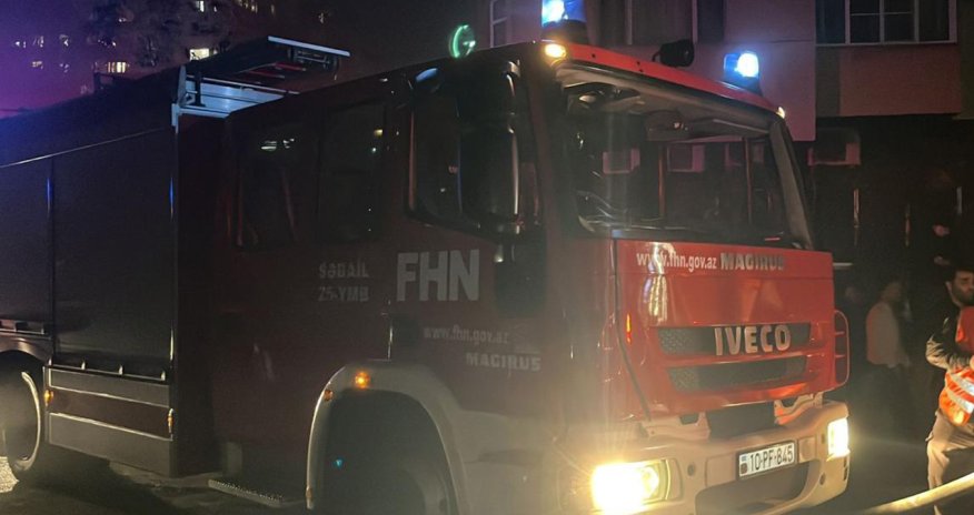 Yasamalda yaşayış binasında yanğınla bağlı cinayət işi açılıb - Yenilənib