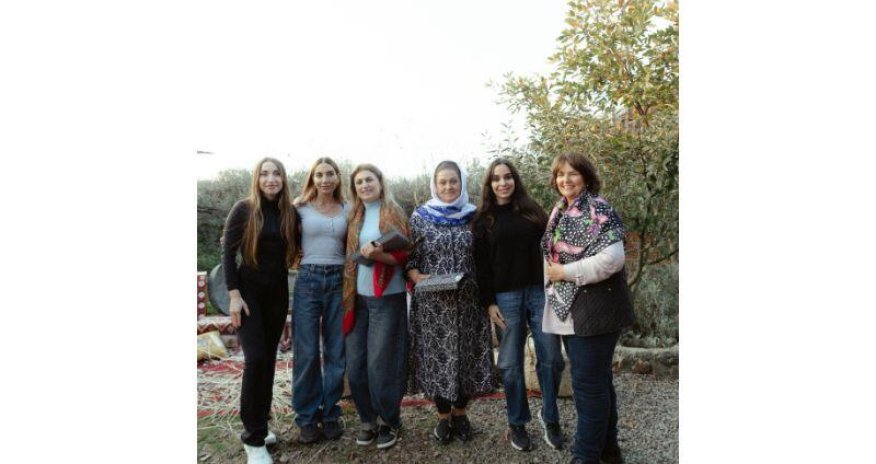 Leyla Əliyeva, Arzu Əliyeva və Alena Əliyeva Lənkəranda fermer təsərrüfatı ilə tanış olublar