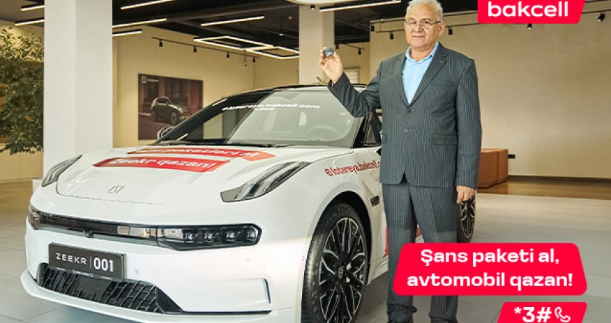 The 7th luxury car has been won in Bakcell&rsquo;s lottery!