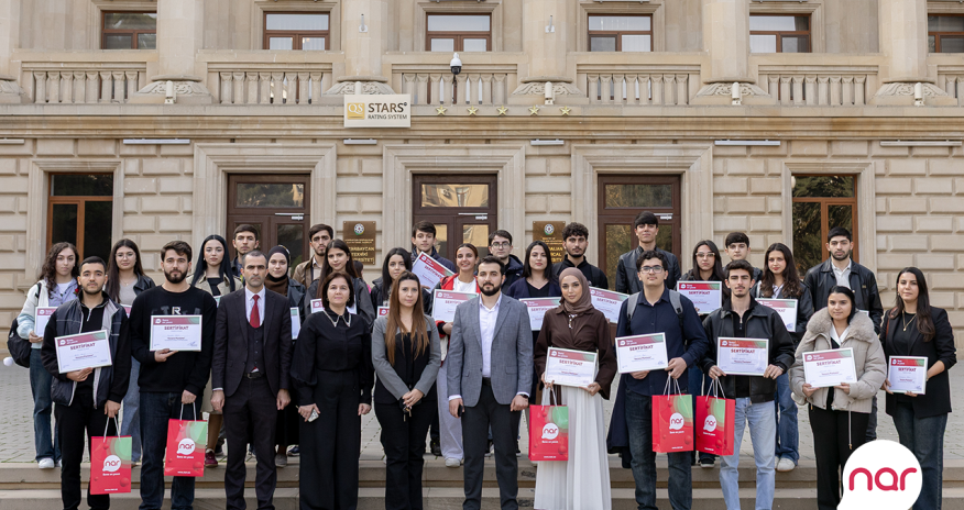 
Nar AzTU tələbələri üçün karyera inkişafı təlimi keçdi
