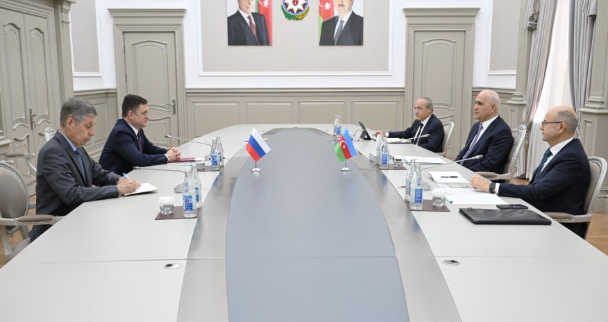 Şahin Mustafayev Aleksandr Novak ilə görüşüb