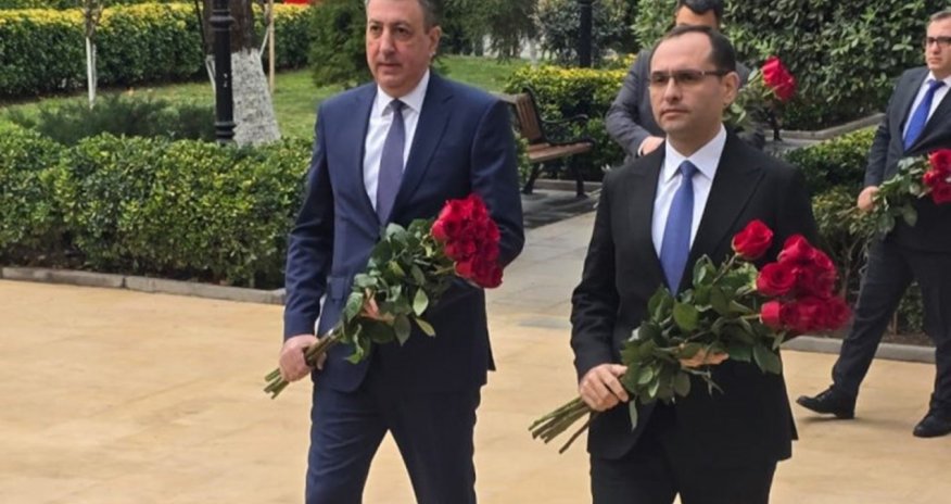 Məcnun Məmmədov Gürcüstanda rəsmi səfərdədir