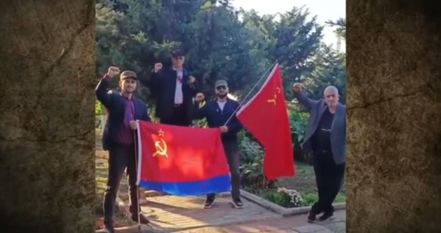 Bakıda SSRİ bayrağı qaldıranlar həbs olunublar