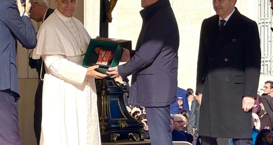 Ceyhun Bayramov Roma Papası ilə görüşüb