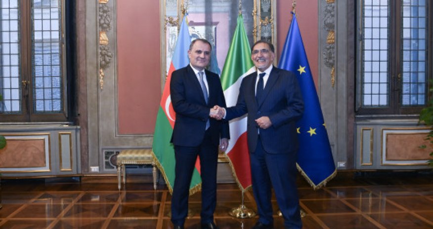 Ceyhun Bayramov İtaliya Senatının Prezidenti ilə görüşüb