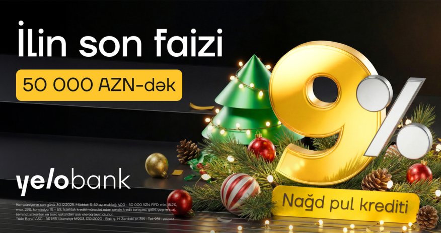 Celebrate the New Year with Yelo &ndash; cash loans from 9%!