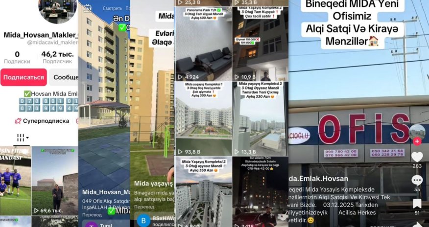 MİDA mənzillərinin qanunsuz satışını təşkil edən 12 nəfər saxlanılıb