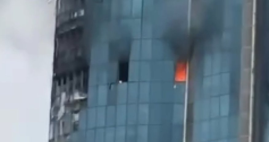 Drone strike hits Grozny-City business centre