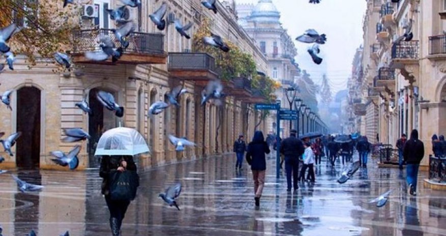 В Баку в воскресенье ожидаются осадки