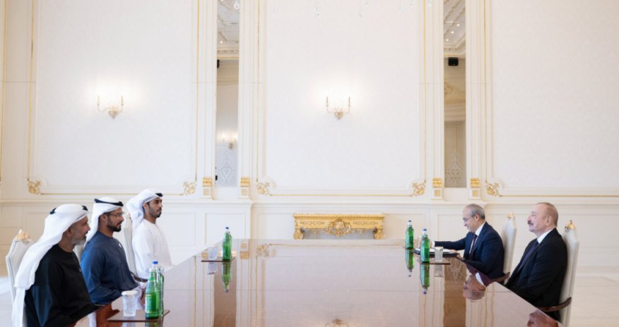 Алиев принял руководителей компаний из ОАЭ