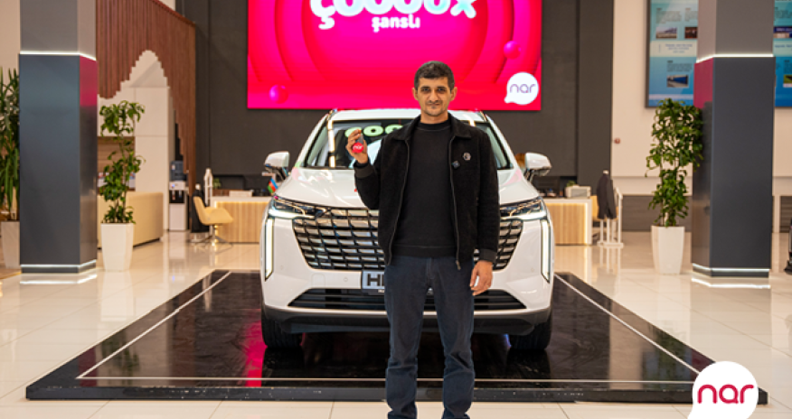 The 6th car in Nar&rsquo;s &ldquo;Çoox Şanslı&rdquo; lottery has found its owner!