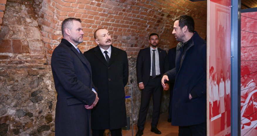 Президенты Азербайджана и Словакии посетили замок Девин в Братиславе