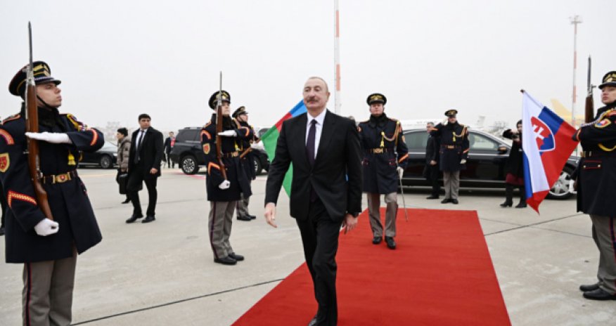 Prezident İlham Əliyevin Slovakiyaya rəsmi səfəri başa çatıb
