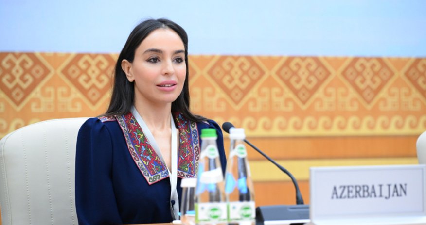 Leyla Əliyeva Türkmənistanda beynəlxalq konfransda iştirak edib