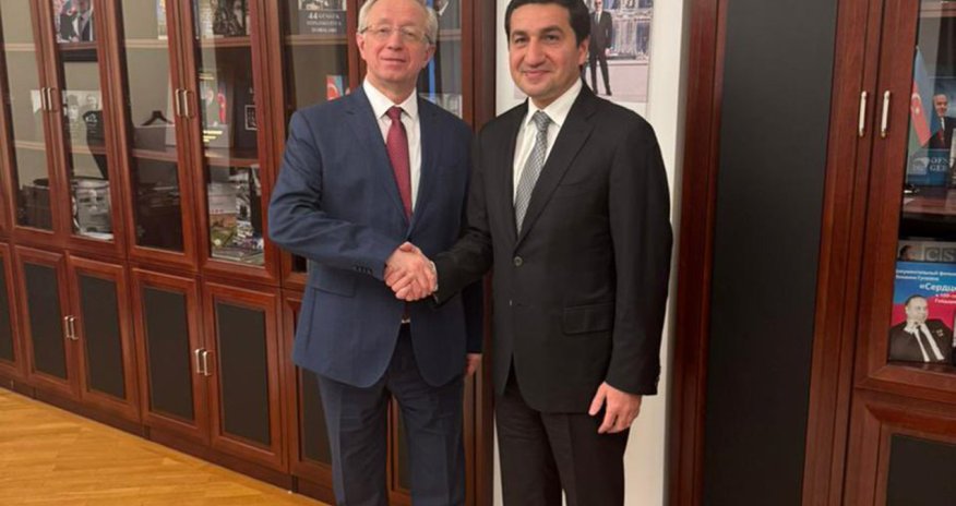 Hikmət Hacıyev Lavrovun müavini ilə görüşüb