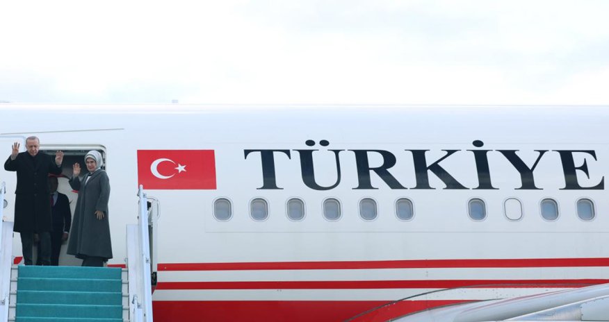 Ərdoğan Türkmənistana gedib