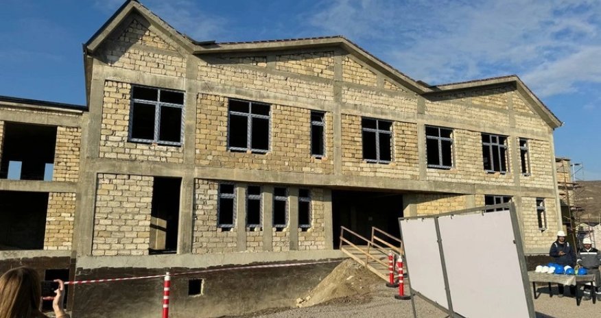 Mahruzlu kəndində tikilən uşaq bağçası gələn il açılacaq