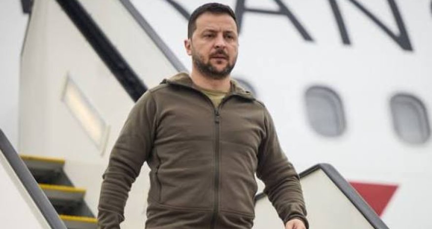 Zelenski Polşaya səfər edib