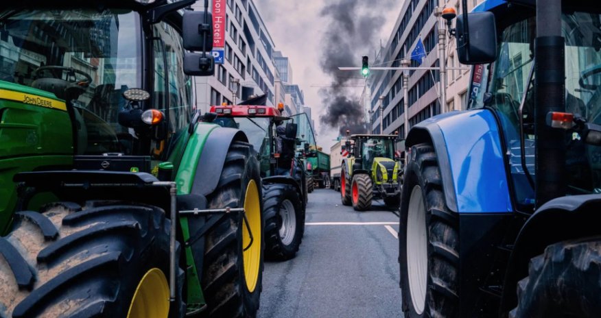 Brüsseldə fermerlər Aİ-MERCOSUR sazişinə qarşı etiraz aksiyası keçiriblər