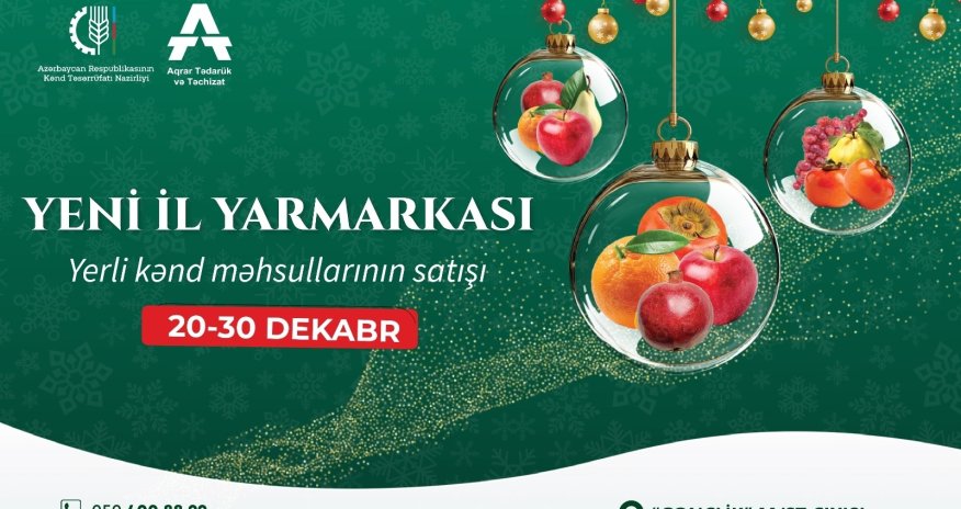 Bakıda &ldquo;Kənddən Şəhərə&rdquo; Yeni il yarmarkası start götürür