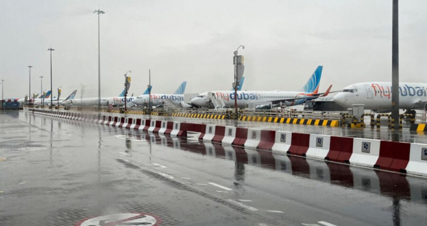 Dubay aeroportunda 200-dən çox aviareys gecikib və ya ləğv edilib