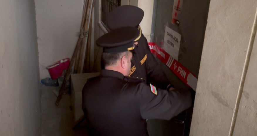 Daha bir yanğın təhlükəli obyektin fəaliyyəti dayandırılıb - Video