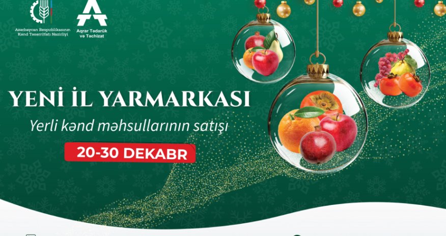 Bakıda "Kənddən Şəhərə" Yeni il yarmarkası keçirilir