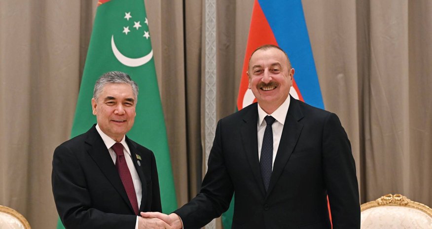 Qurbanqulu Berdiməhəmmədov İlham Əliyevi təbrik edib