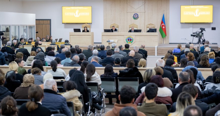Ermənistan vətəndaşlarının məhkəməsi təqsirləndirilən şəxslərin son söz çıxışları ilə davam etdirilib