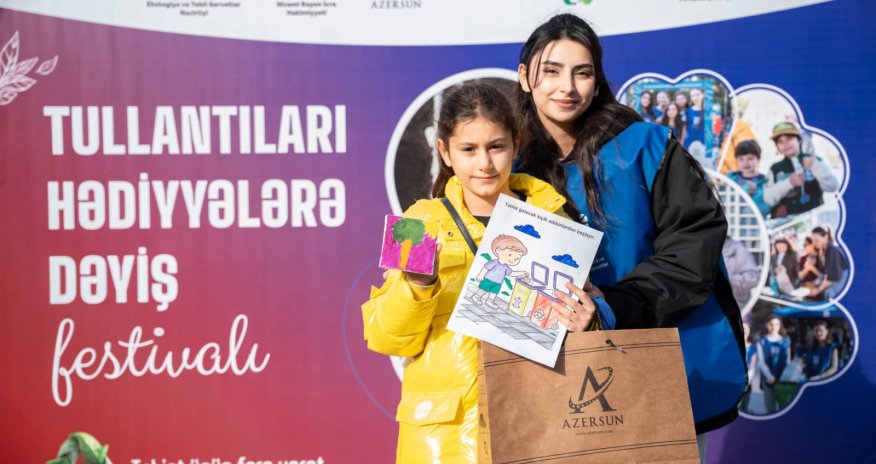 Azərsun Holdinq&rdquo;in &ldquo;Tullantıları hədiyyələrə dəyiş&rdquo; ekoloji festivalına dəstək verib