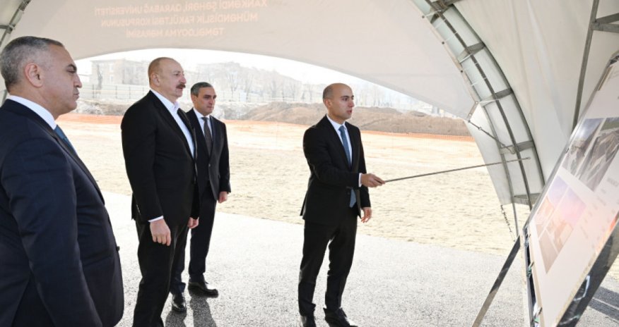 Prezident Qarabağ Universitetinin yeni fakültələri üzrə işlərdə iştirak edib
