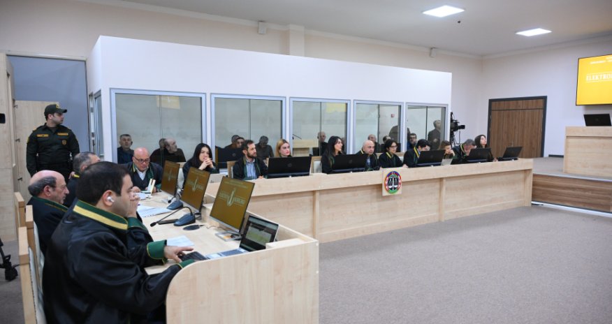 Ermənistan vətəndaşlarının məhkəməsi təqsirləndirilən şəxslərin son söz çıxışları ilə davam etdirilib