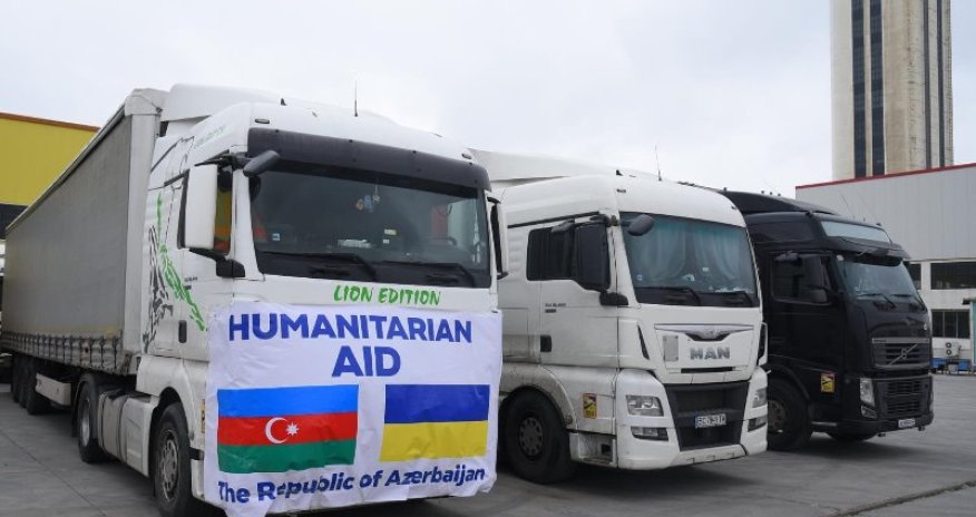 Cari ildə Ukraynaya göstərilən humanitar yardımın məbləği açıqlanıb