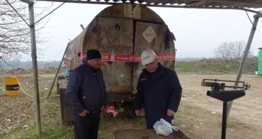 Qazaxda maye qazdoldurma məntəqəsinin istismarı dayandırılıb