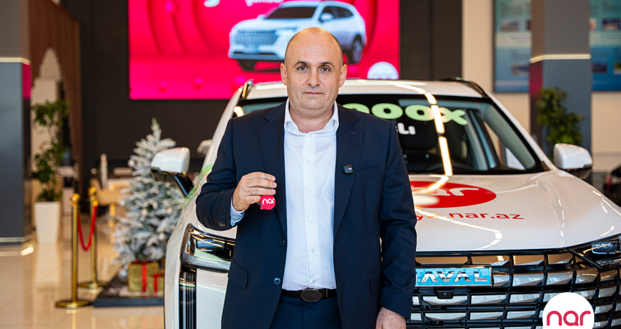 The 9th car has been won in Nar&rsquo;s &ldquo;Çoox Şanslı&rdquo; lottery