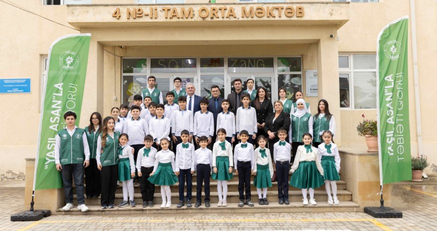 Yaşıl ASAN&rdquo; ekoloji proqramı çərçivəsində &ldquo;Balaca Ekoloqlar&rdquo; layihəsi davam edir