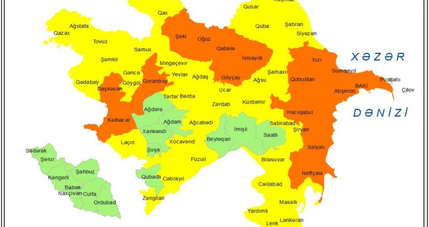Küləkli hava şəraiti ilə bağlı sarı və narıncı xəbərdarlıq verilib