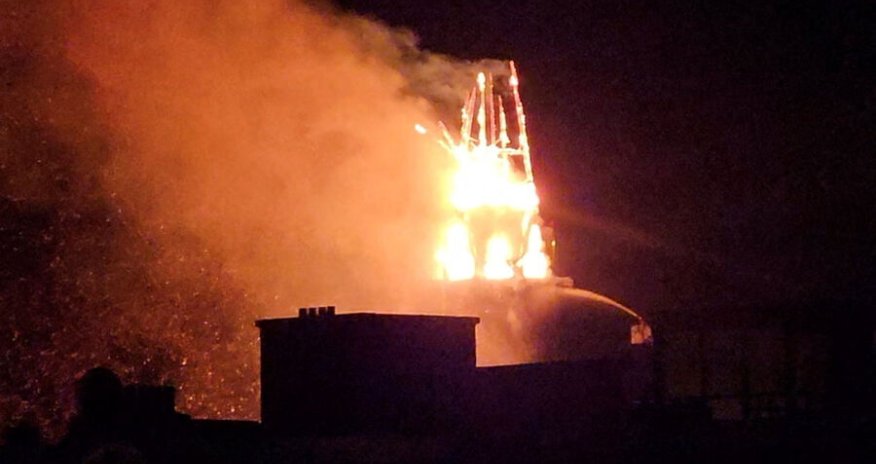 В Амстердаме загорелась церковь с почти 150-летней историей